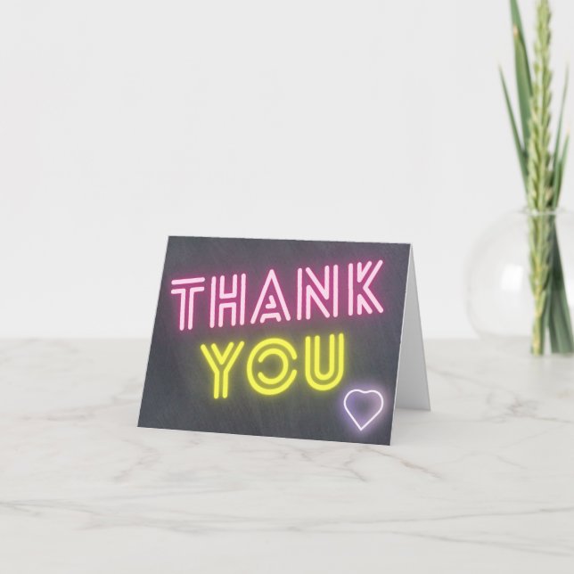 Neon Glow Thank You (Front)