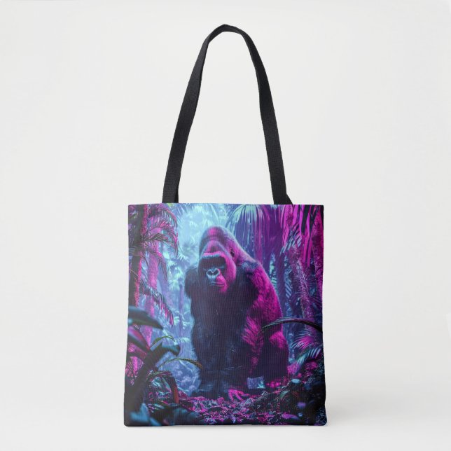 Neon Gorilla Tote Bag (Front)