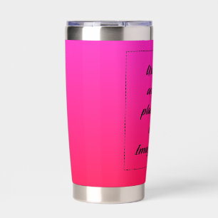 Neon Gradient Red to Pink Insulated Tumbler