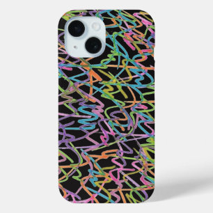 Neon Graffiti iPhone case