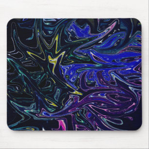 Neon Graffiti Mouse Pad
