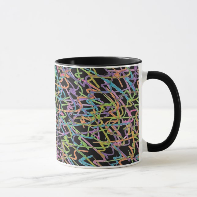 Neon Graffiti Mug (Right)