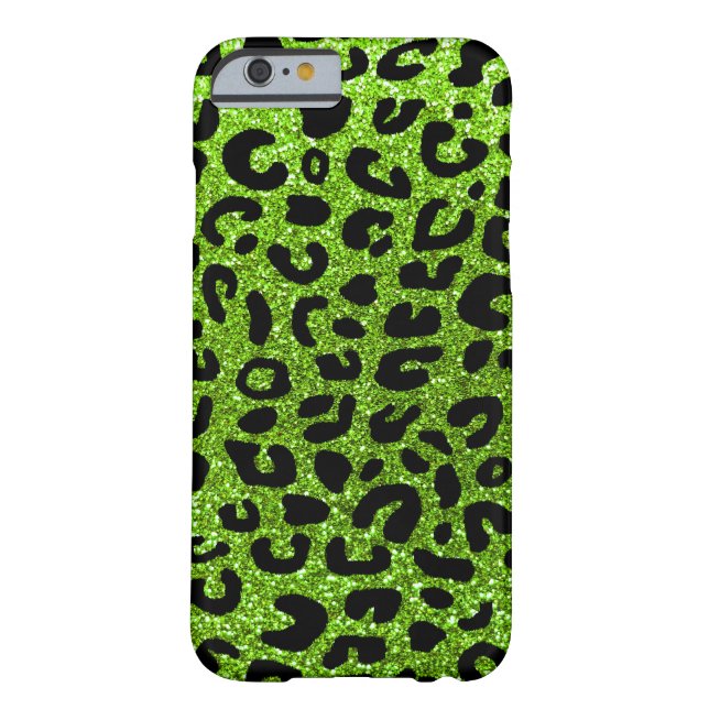 Neon green cheetah print Case-Mate iPhone case (Back)
