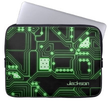 Neon Green Circuit Board | Personalized