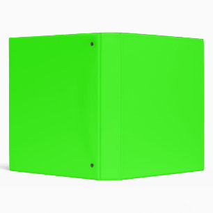 Neon Green Custom 3-Ring Binder