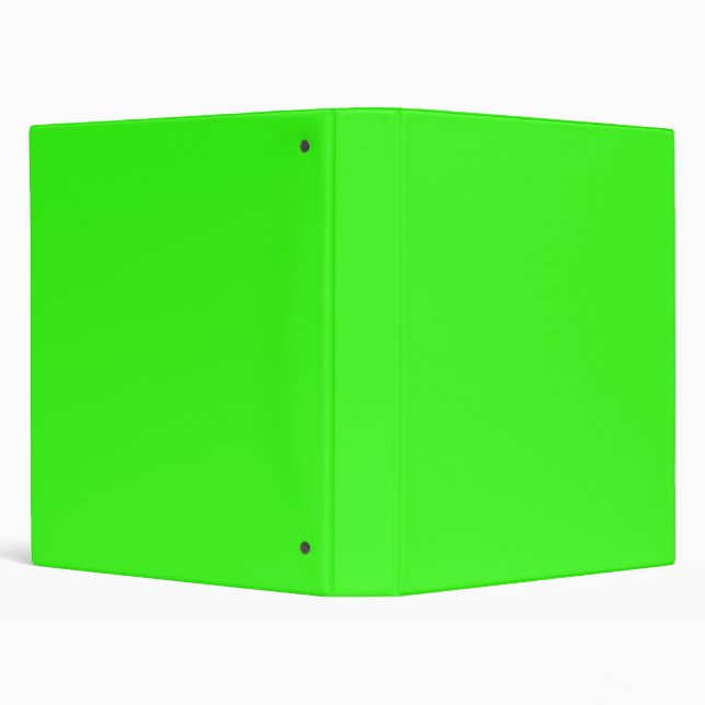 Neon Green Custom 3-Ring Binder (Background)