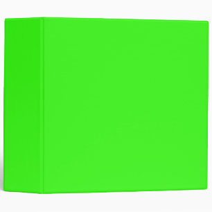 Neon Green Custom Binder