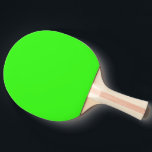 Neon Green Custom Colour Bright Colourful Gift Ping Pong Paddle<br><div class="desc">Printed with solid neon green custom colour background!. Feel free to customize and add any text you wish or change the background colour.</div>