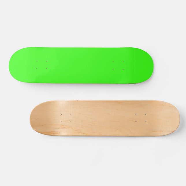 Neon Green Custom Skateboard Deck (Horz)