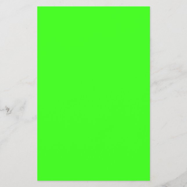 Neon Green Customizable Flyer (Front)