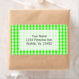 Neon Green En vichy Motif par Shirley Taylor