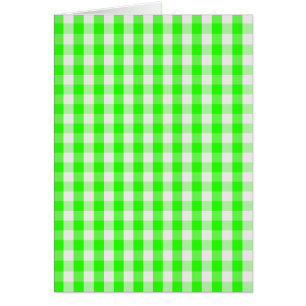 Neon Green En vichy Motif par Shirley Taylor