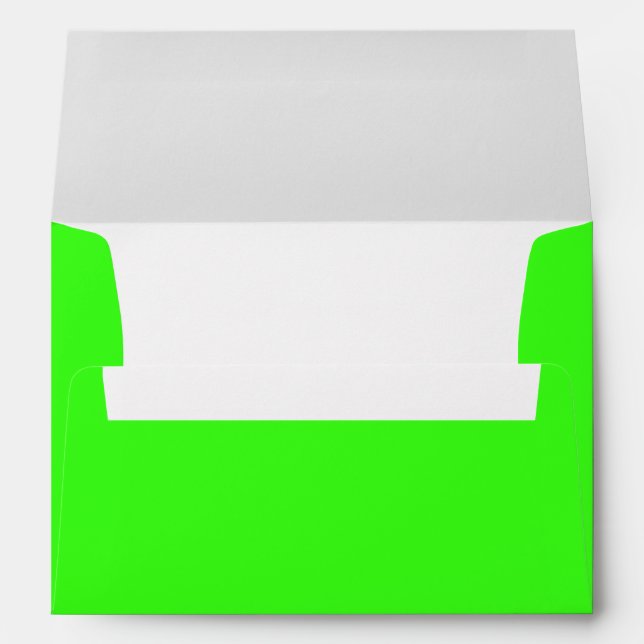 Neon Green Envelope (Back (Bottom))