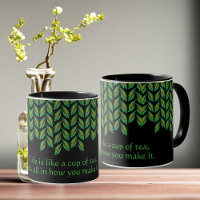 Neon green leaves - fractal art, irish saying,