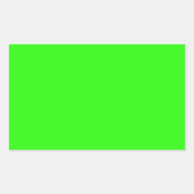 Neon Green Light Bright Fashion Colour Trend 2014 Sticker (Front)