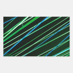 neon green lines sticker