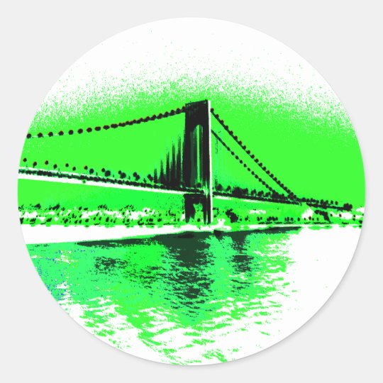 Neon Green Narrows sticker