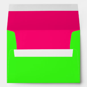 Neon Green & Neon Pink Envelope – Customizable