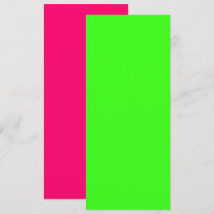 Neon Green & Neon Pink Save The Date – Customize