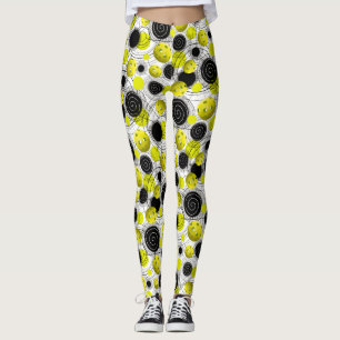 Neon Green Pickleballs - Leggings