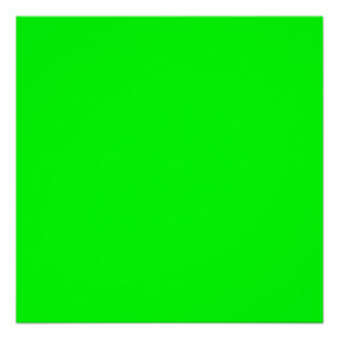 neon green screen, bright solid zoom background poster