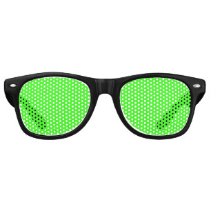 Neon Green Solid Colour Classic Retro Sunglasses