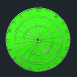 Neon Green Solid Colour Dartboard<br><div class="desc">Neon Green Solid Colour. A vibrant,  eye-catching colour that evokes energy,  excitement,  and growth. Ideal for those looking to make a statement. This vivid and versatile colour has a modern and edgy vibe. Its bright,  energetic hue is sure to make a lasting impression.</div>