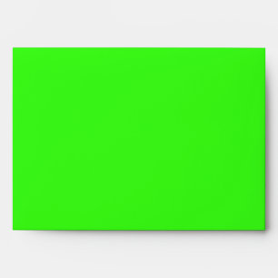 Neon Green Solid Colour Envelope