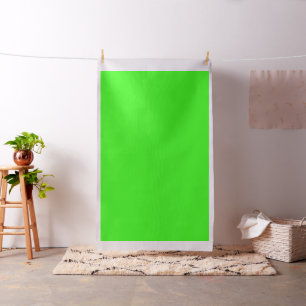 Neon Green Solid Colour Fabric