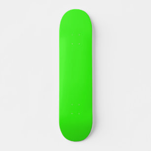 Neon Green Solid Colour Skateboard