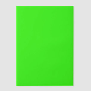 Neon Green Vellum Overlay Sheet – Customizable Invitations