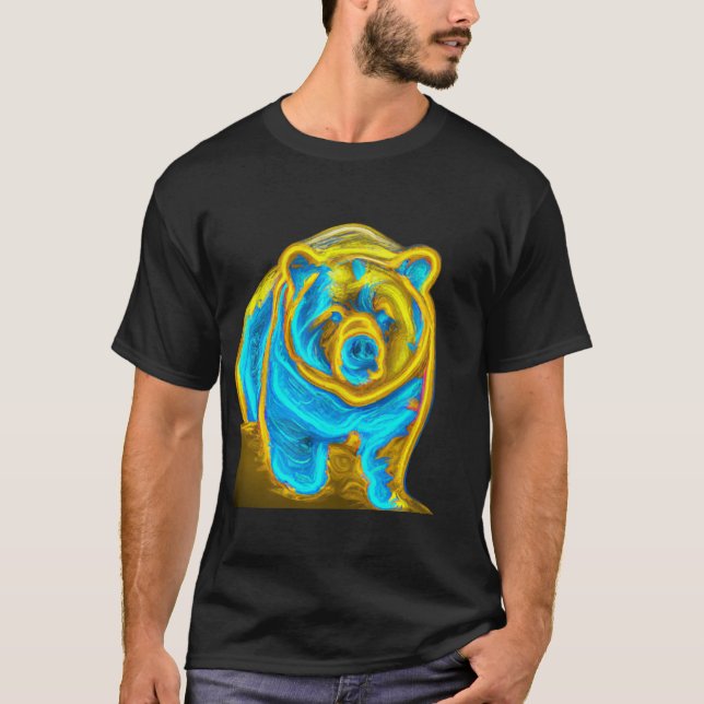 Neon grizzly  T-Shirt (Front)
