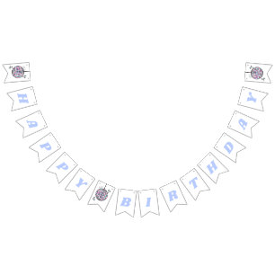 Neon Groovy Disco Ball Bunting Flags