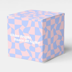 Neon Groovy Disco Favor Box