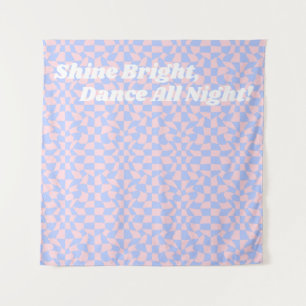 Neon Groovy Disco Tapestry