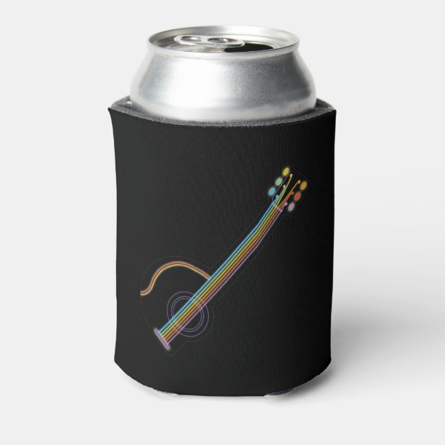 Neon Guitar Can Cooler (Can Back)