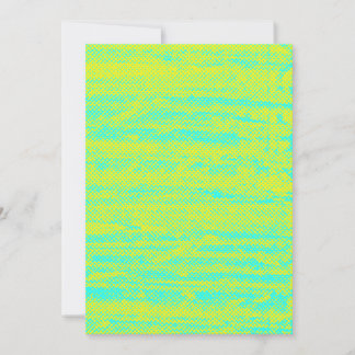 Neon Halftone Grunge Blank Card