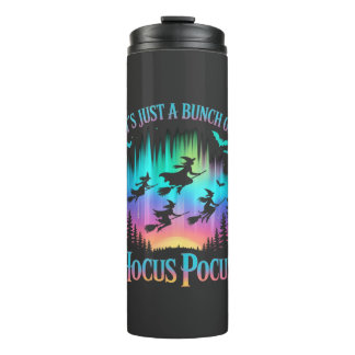 Neon Halloween Witches Png Thermal Tumbler