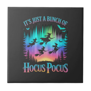 Neon Halloween Witches Png Tile
