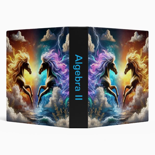Neon Horses Binder (Background)