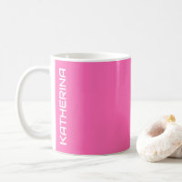 Neon Hot Pink Solid Colour | Classic Personalized 