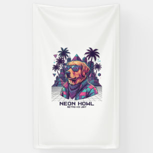 Neon Howl Retro K9 Unit Dog Sunglasses Palm Tree_1 Banner