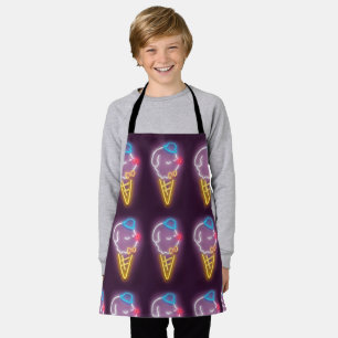 Neon Ice Cream Dog Apron