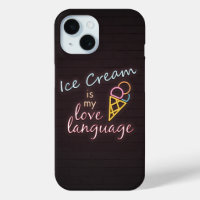 Neon Ice Cream is my Love Language
