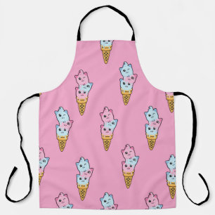 Neon Ice Cream: Kids' Urban Fun. Apron