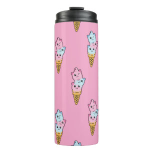Neon Ice Cream: Kids' Urban Fun. Thermal Tumbler