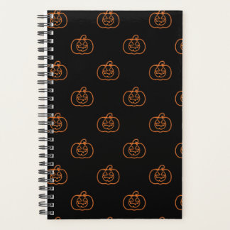 Neon Jack-o-Lantern Planner