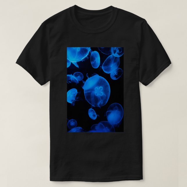 Neon jelly fishes T-Shirt (Design Front)