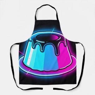 Neon Jelly Glow Dessert Art Apron