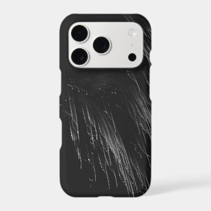 Neon Jellyfish – Black & White iPhone Case